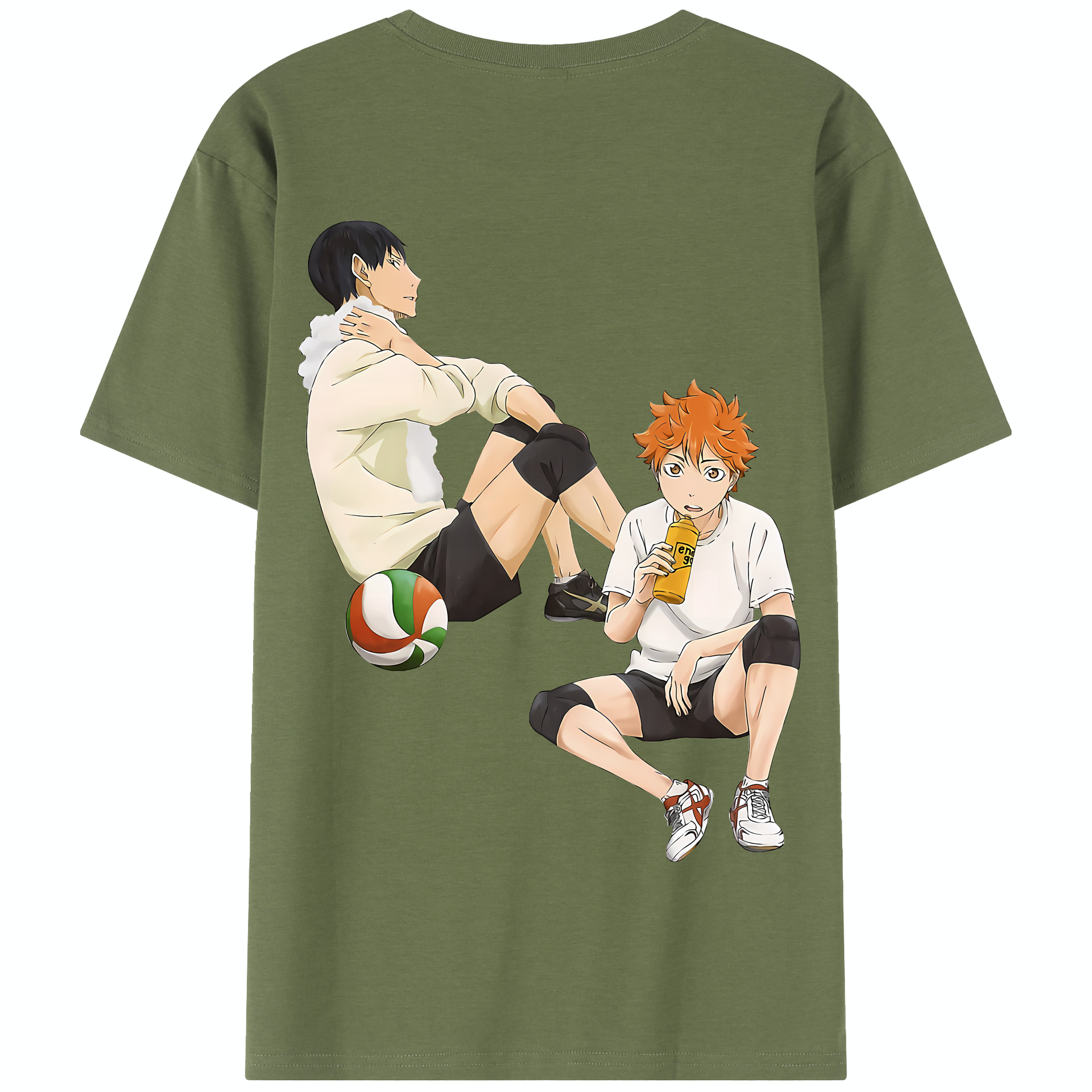 （画像用） ハイキュー!! Haikyu!! 綿100％半袖Tシャツ（背面プリント）